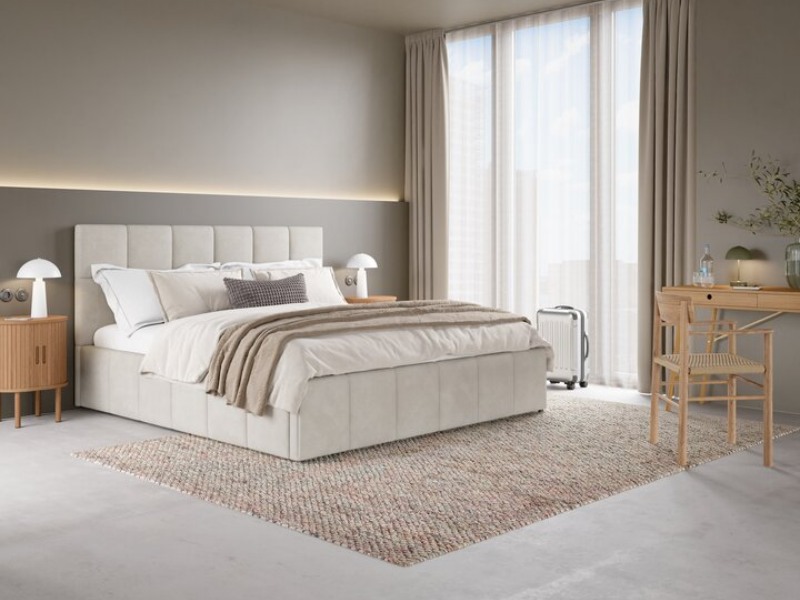 Mẫu thiết kế chung cư 40m2 2 ph&ograve;ng ngủ tối giản