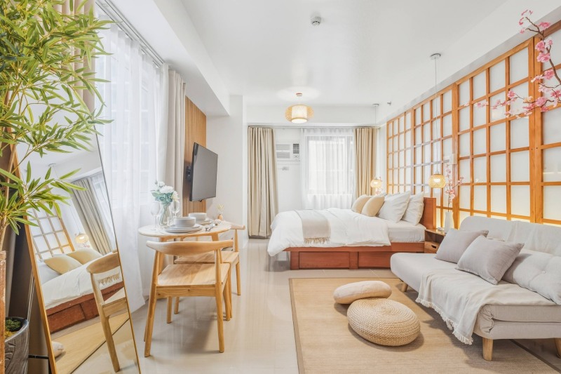 Mẫu thiết kế chung cư 2 ph&ograve;ng ngủ kiểu Nhật