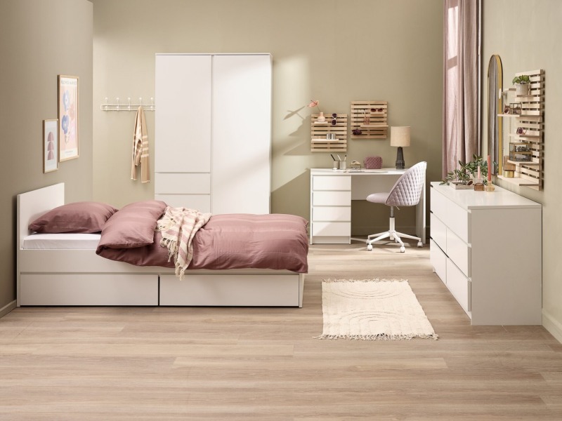 Mẫu thiết kế chung cư 2 ph&ograve;ng ngủ phong c&aacute;ch nhẹ nh&agrave;ng