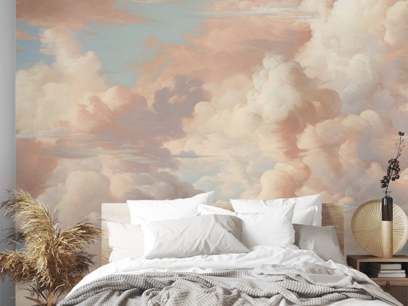 Giấy d&aacute;n tường ph&ograve;ng ngủ hiện đại