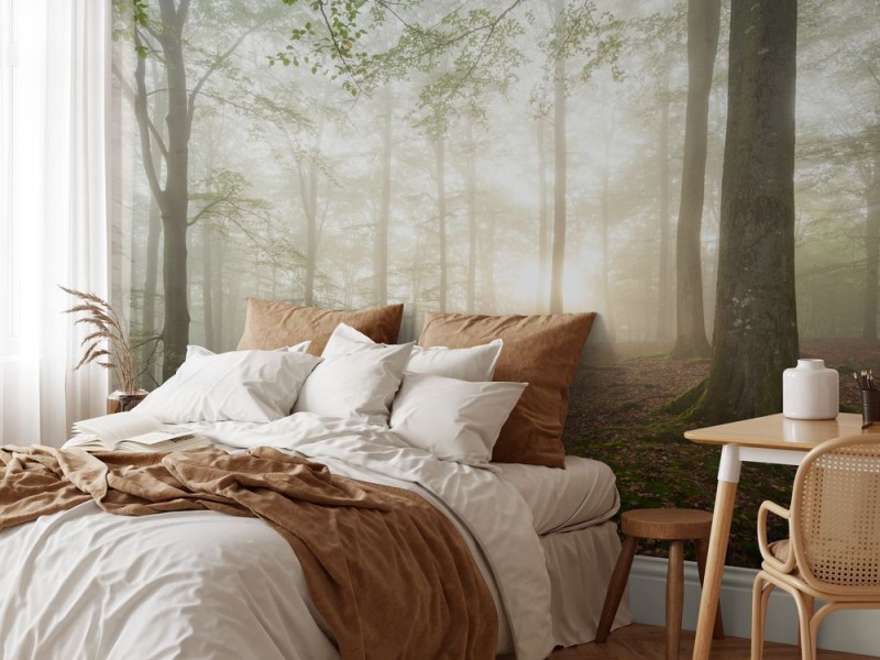 Giấy d&aacute;n tường ph&ograve;ng ngủ vợ chồng