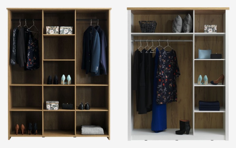 Cấu tr&uacute;c b&ecirc;n trong tủ quần &aacute;o