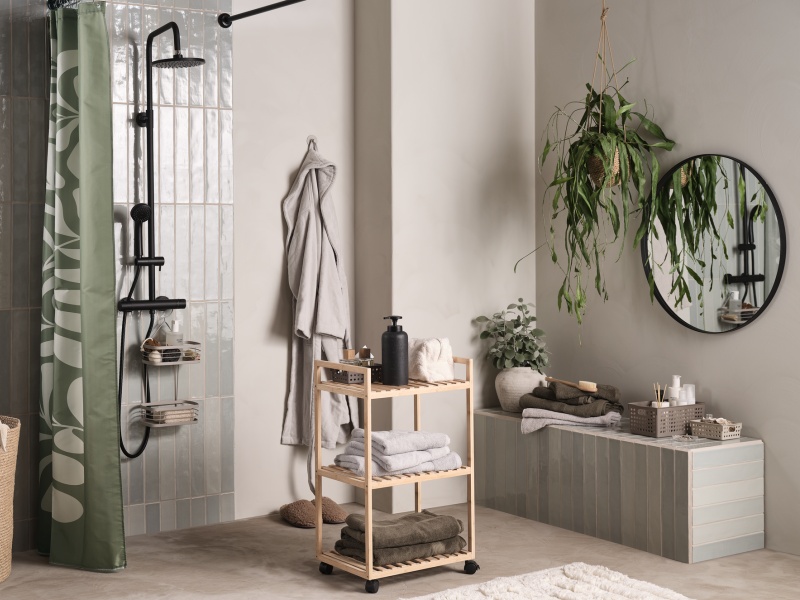  Mẫu phòng tắm phong cách Bắc Âu với đá ốp tường phong cách Scandinavian