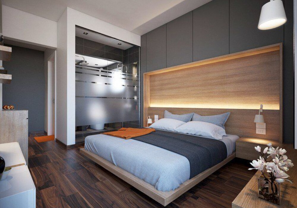 Thiết kế ph&ograve;ng ngủ master 30m2 theo phong c&aacute;ch hiện đại, ấn tượng 2026