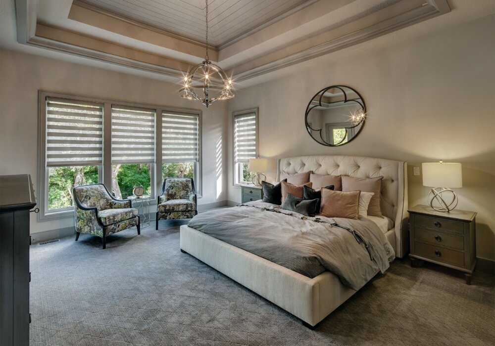 Thiết kế ph&ograve;ng ngủ master 30m2 phong c&aacute;ch Retro đang được ưa chuộng