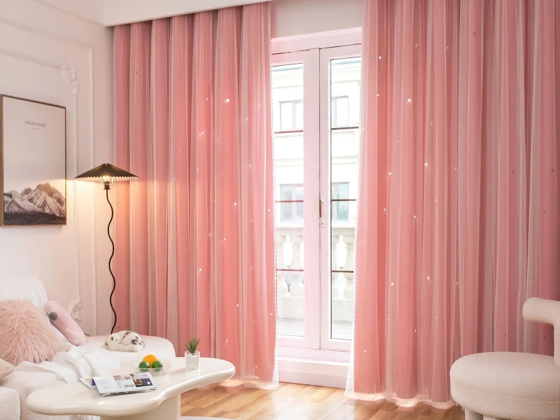 Rèm cửa sổ phòng ngủ bé gái, đáng yêu