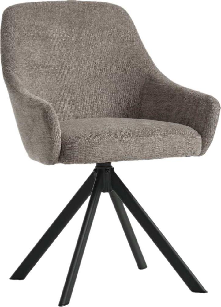 Ghế xoay ROSTRUP ch&acirc;n kim loại/vải polyester