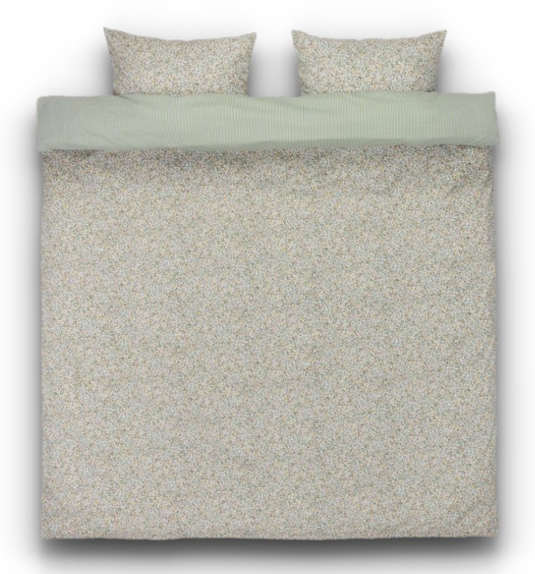 Bộ vỏ chăn gối đ&ocirc;i cotton JOSEFINE xanh l&aacute; 