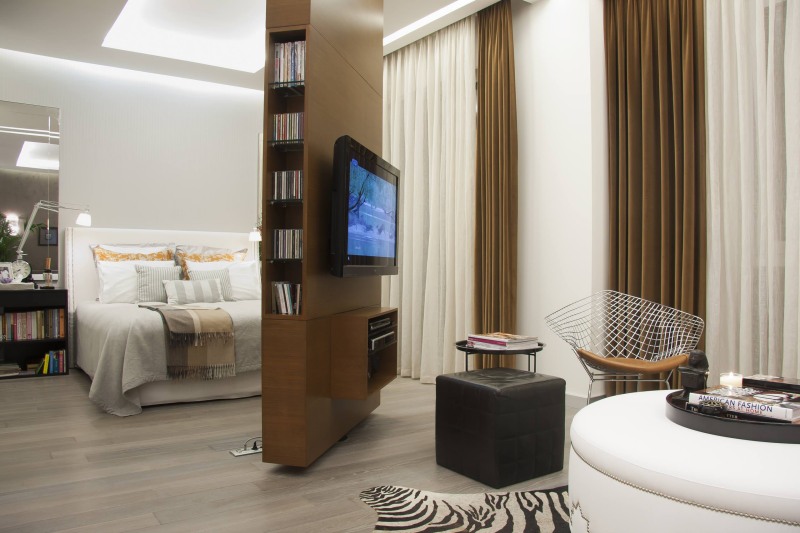 Thiết kế phòng ngủ 28m2 phong cách high tech