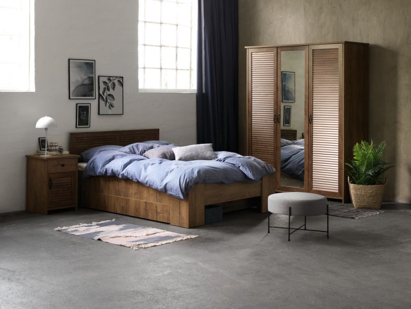 mẫu thiết kế phòng ngủ 28m2 phong cách scandinavian
