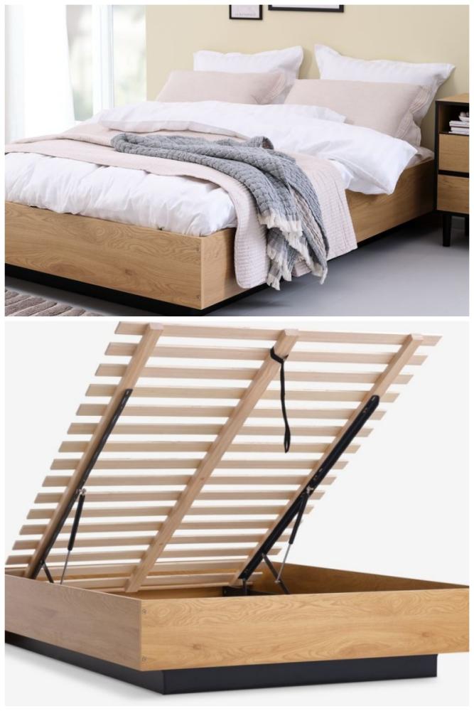 thiết kế bục độc đáo phòng ngủ 28m2