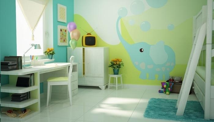 Trang tr&iacute; g&oacute;c học tập cho trẻ từ 3-10 tuổi ngộ nghĩnh, dễ thương