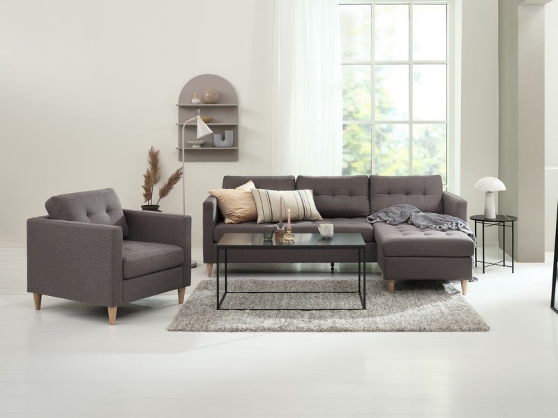 Mẫu trang trí phòng khách phong cách hiện đại sử dụng màu sắc trung tính