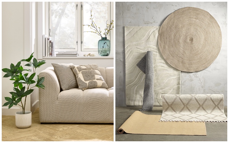 sử dụng đồ decor trang trí độc đáo để tạo điểm nhất cho phòng khách như bình hoa, thảm phòng khách