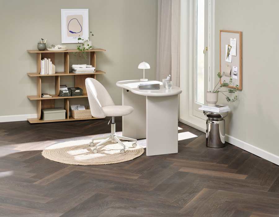 Bàn ăn VORDINGBORG chất liệu gỗ công nghiệp màu be