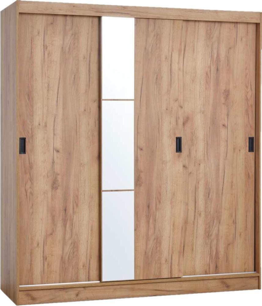 Tủ quần &aacute;o ODDER gỗ c&ocirc;ng nghiệp m&agrave;u sồi