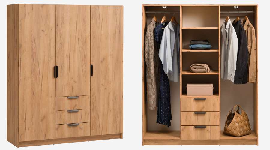 tủ quần &aacute;o th&ocirc;ng minh t&iacute;ch hợp nhiều ngăn k&eacute;o linh hoạt