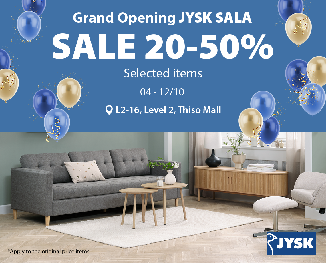 Cửa hàng thế hệ mới 1.200m² chính thức khai trương 4/10 tại Thiso Mall Sala