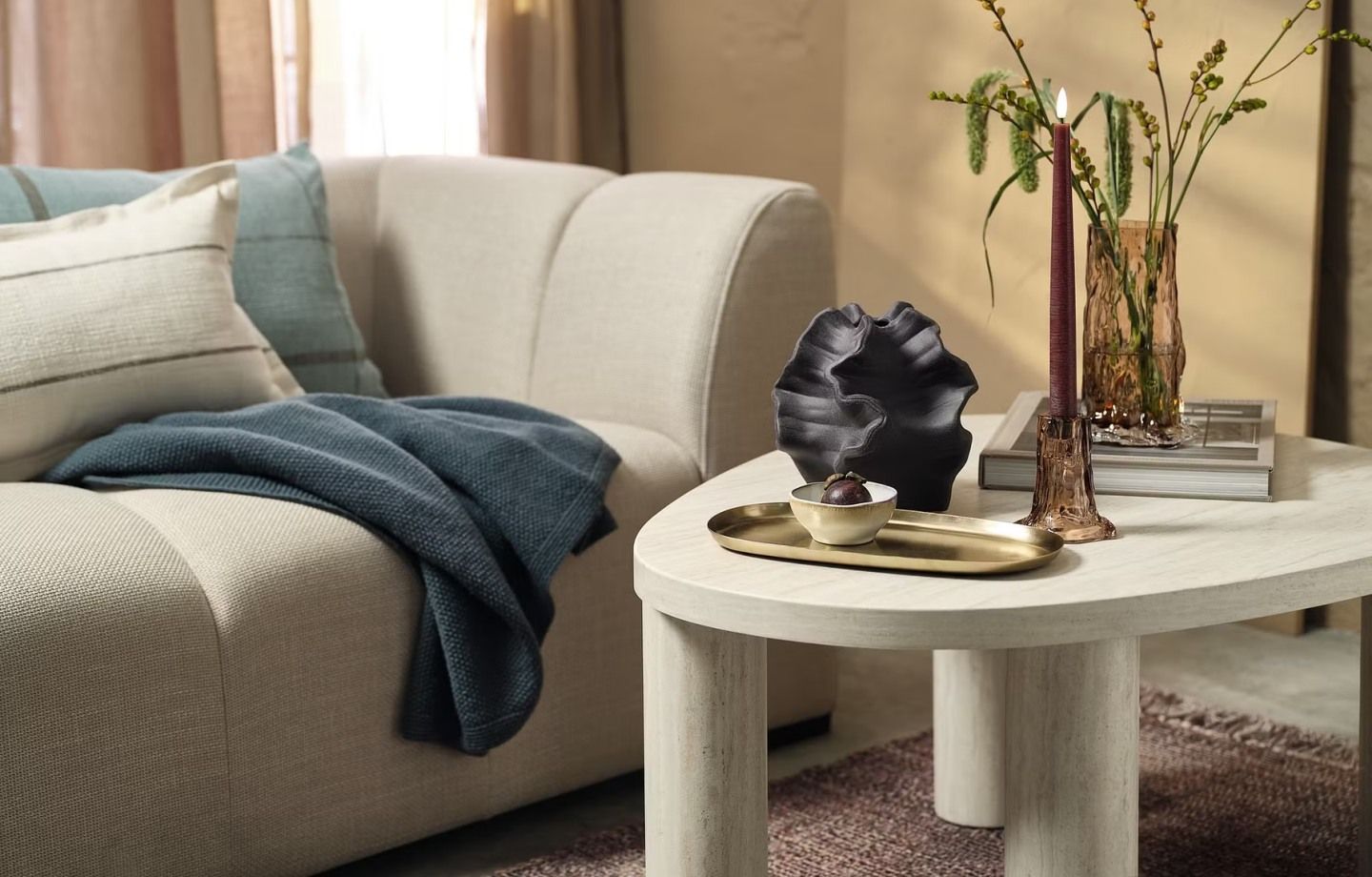 Trang trí phòng khách đón Tết