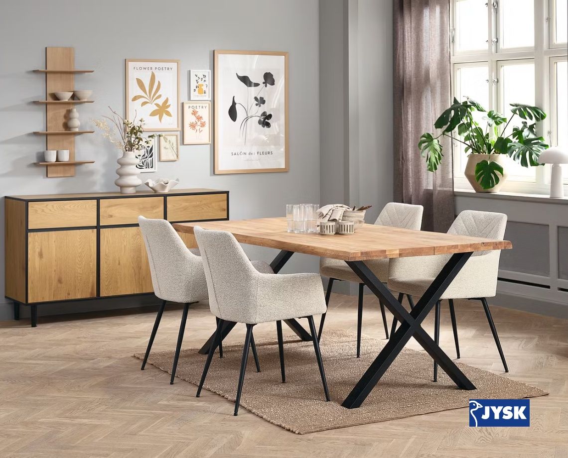 Đa dạng ghế ăn gỗ tại jysk cho phòng ăn hiện đại