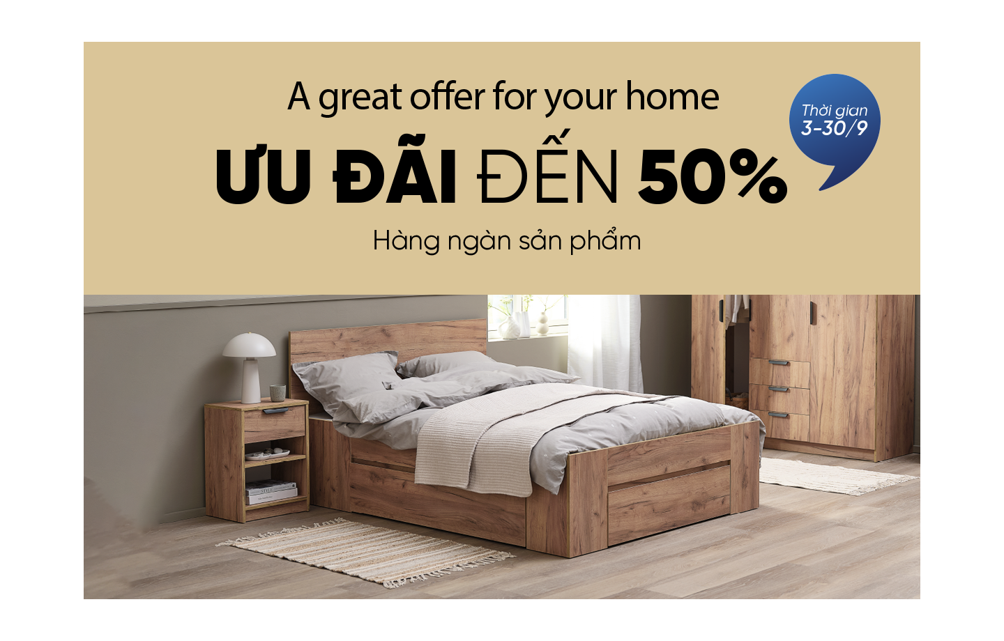 A GREAT OFFERS FOR YOUR HOME - Nhận ưu đãi lên đến 50% từ JYSK