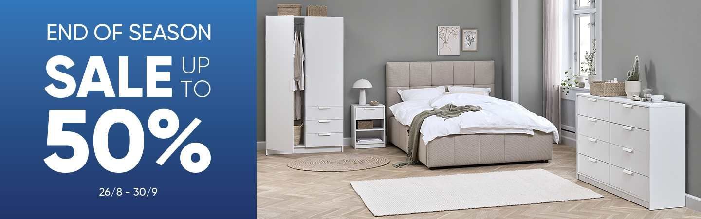 End of season sale JYSK: ưu đãi đến 50% cho nội thất và trang trí nhà mùa mới