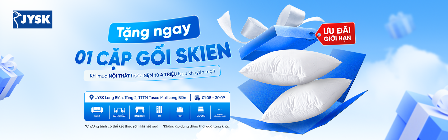 Ưu đãi đặc biệt tại JYSK Long Biên