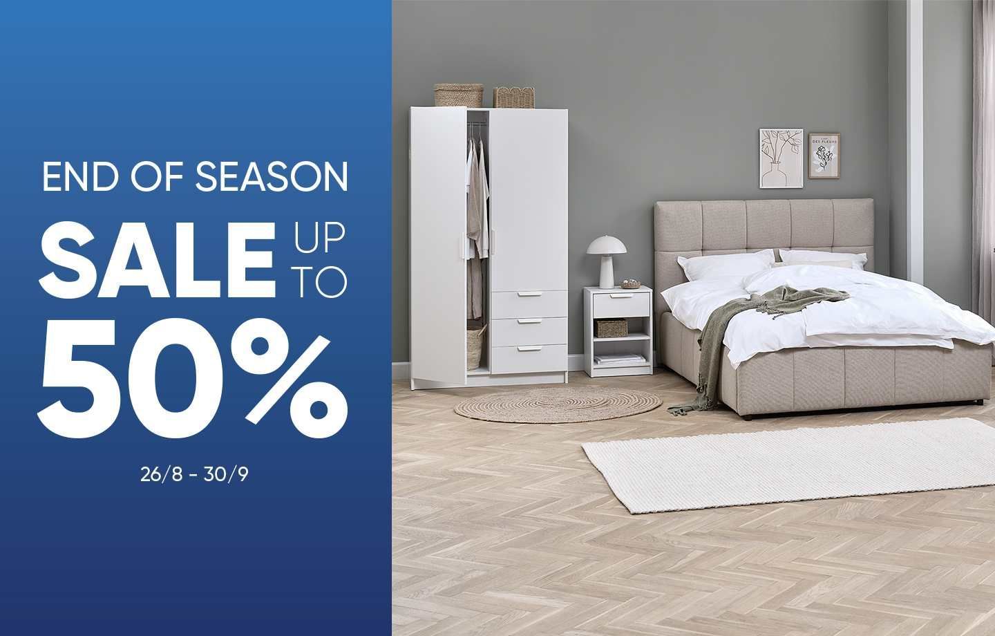 End of season sale JYSK: ưu đãi đến 50% cho nội thất và trang trí nhà mùa mới