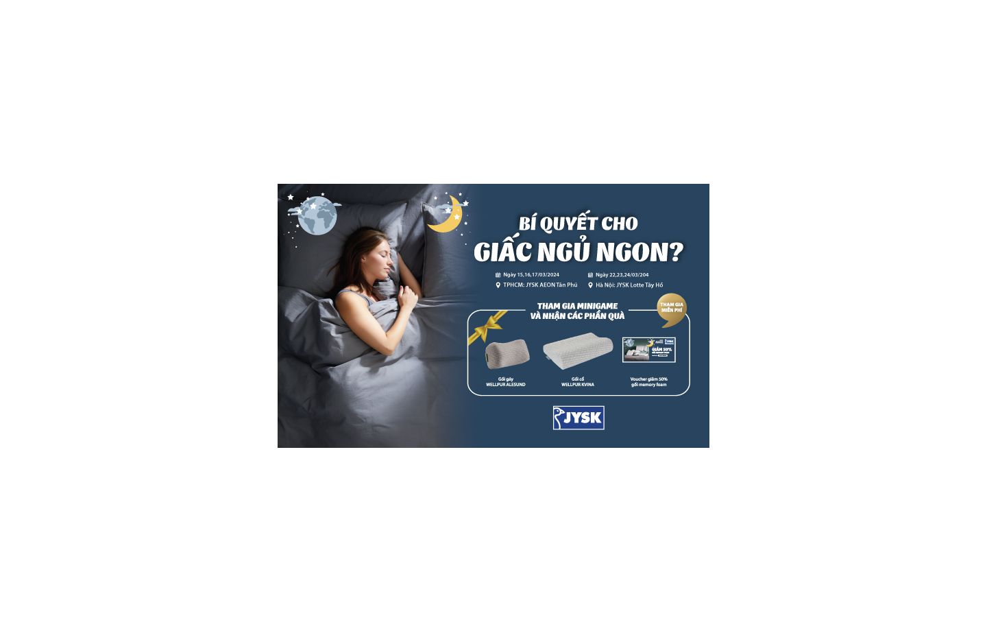 Recap: Cùng JYSK "mở khóa" Bí quyết cho giấc ngủ ngon