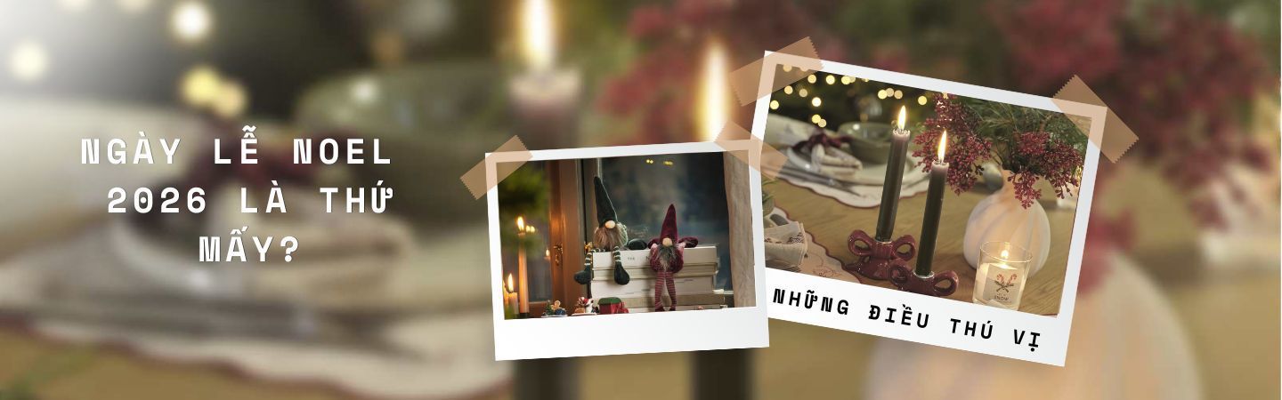 Trang trí Giáng sinh tối giản cho ngày lễ