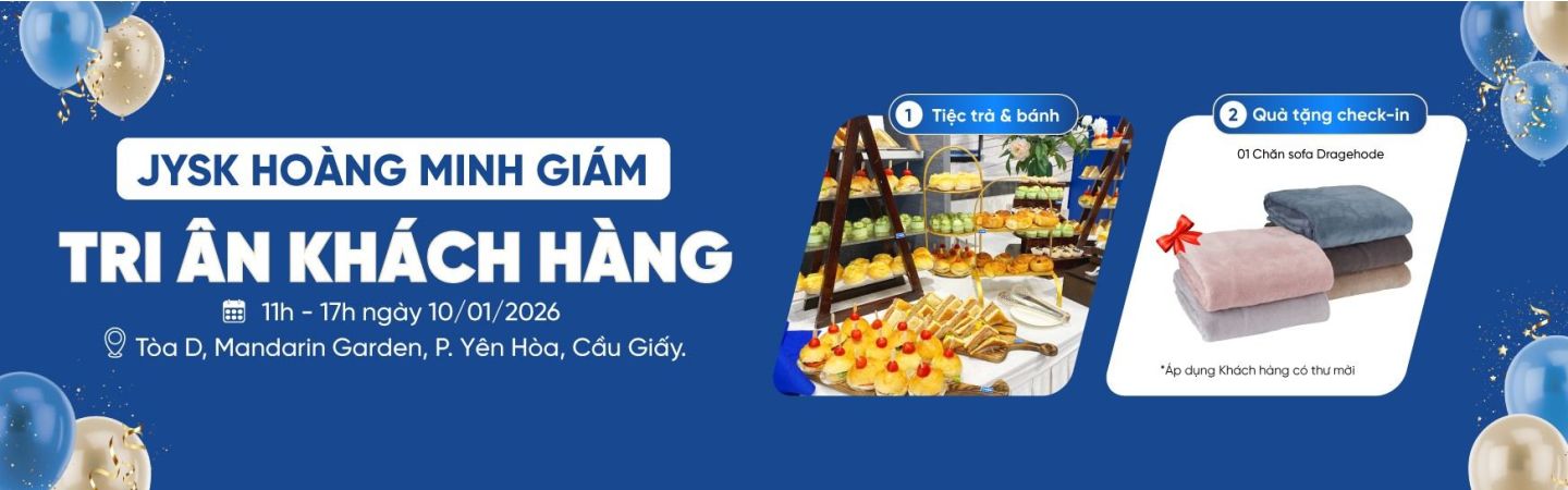 Ưu đãi đặc biệt tại JYSK Hoàng Minh Gíam