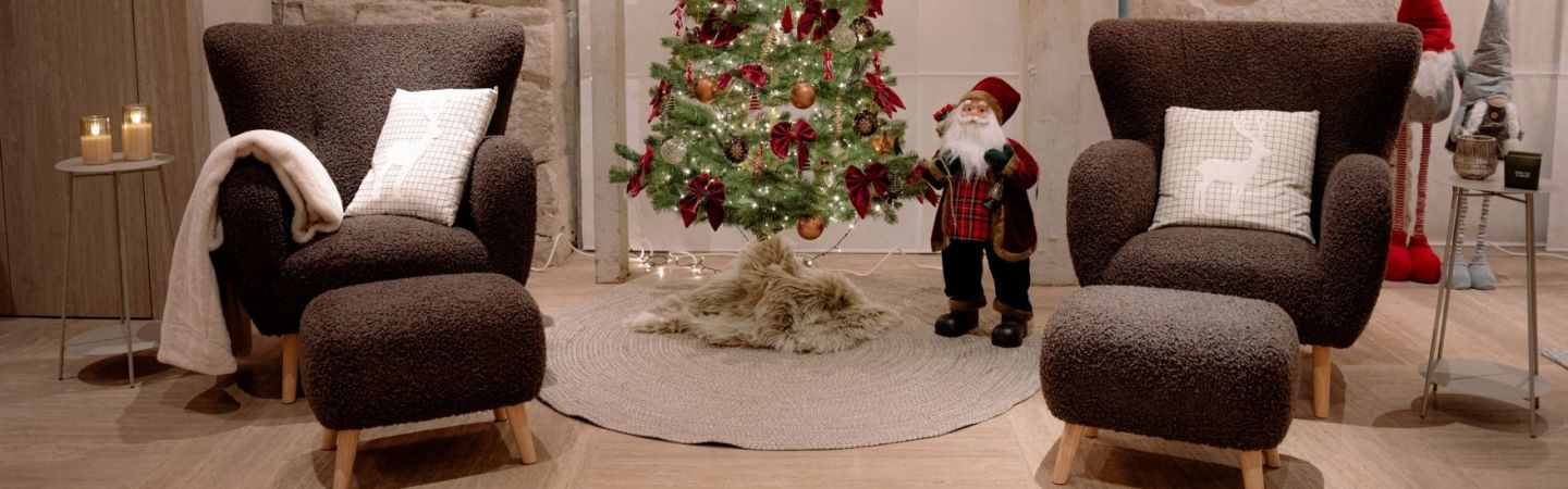 Trang trí ong già Noel size to