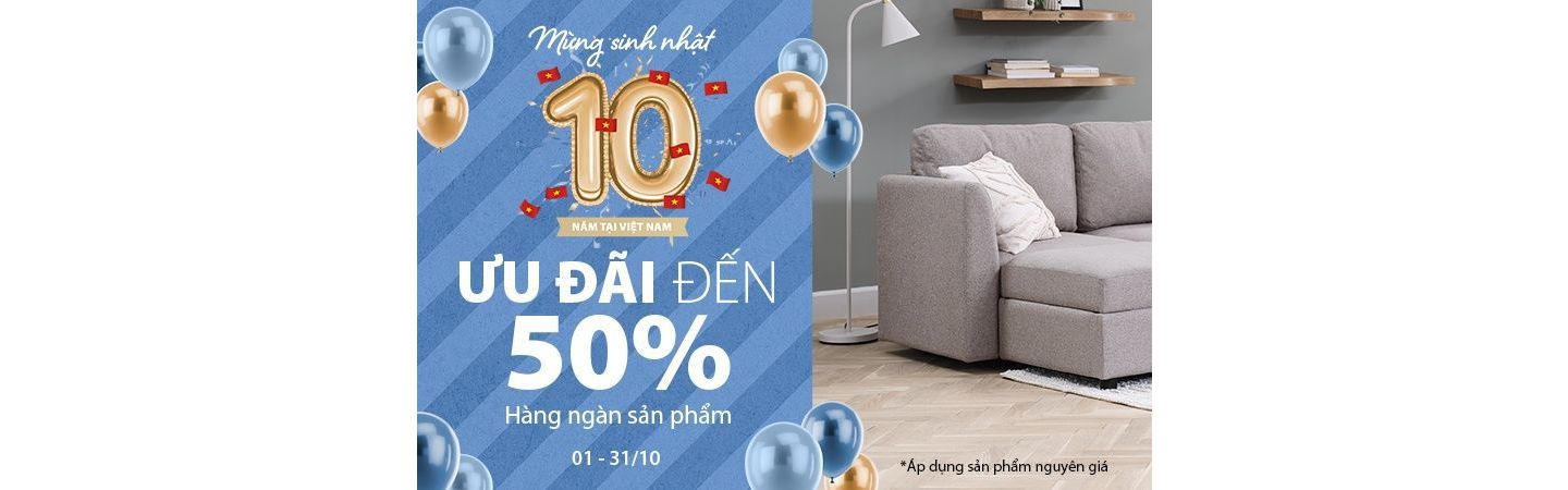 Khám phá ưu đãi sinh nhật tại JYSK