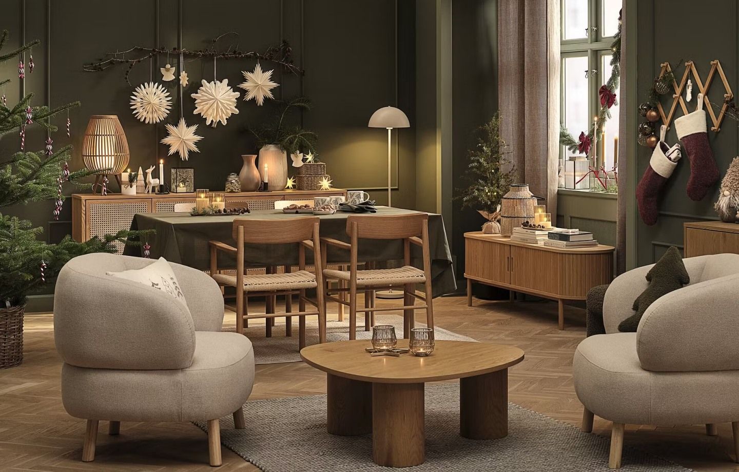 Bộ sưu tập trang trí Giáng Sinh JYSK - phong cách Scandinavian hiện đại