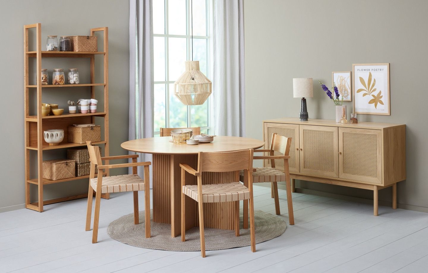 Mẫu bàn ghế ăn 4 chỗ ngồi