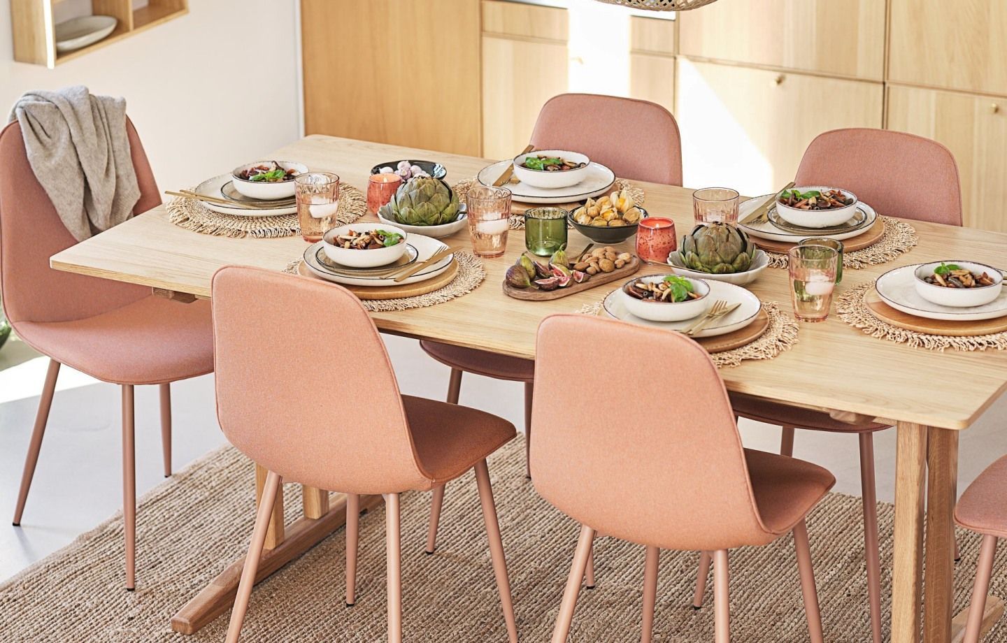 Bàn ăn 6 ghế hiện đại