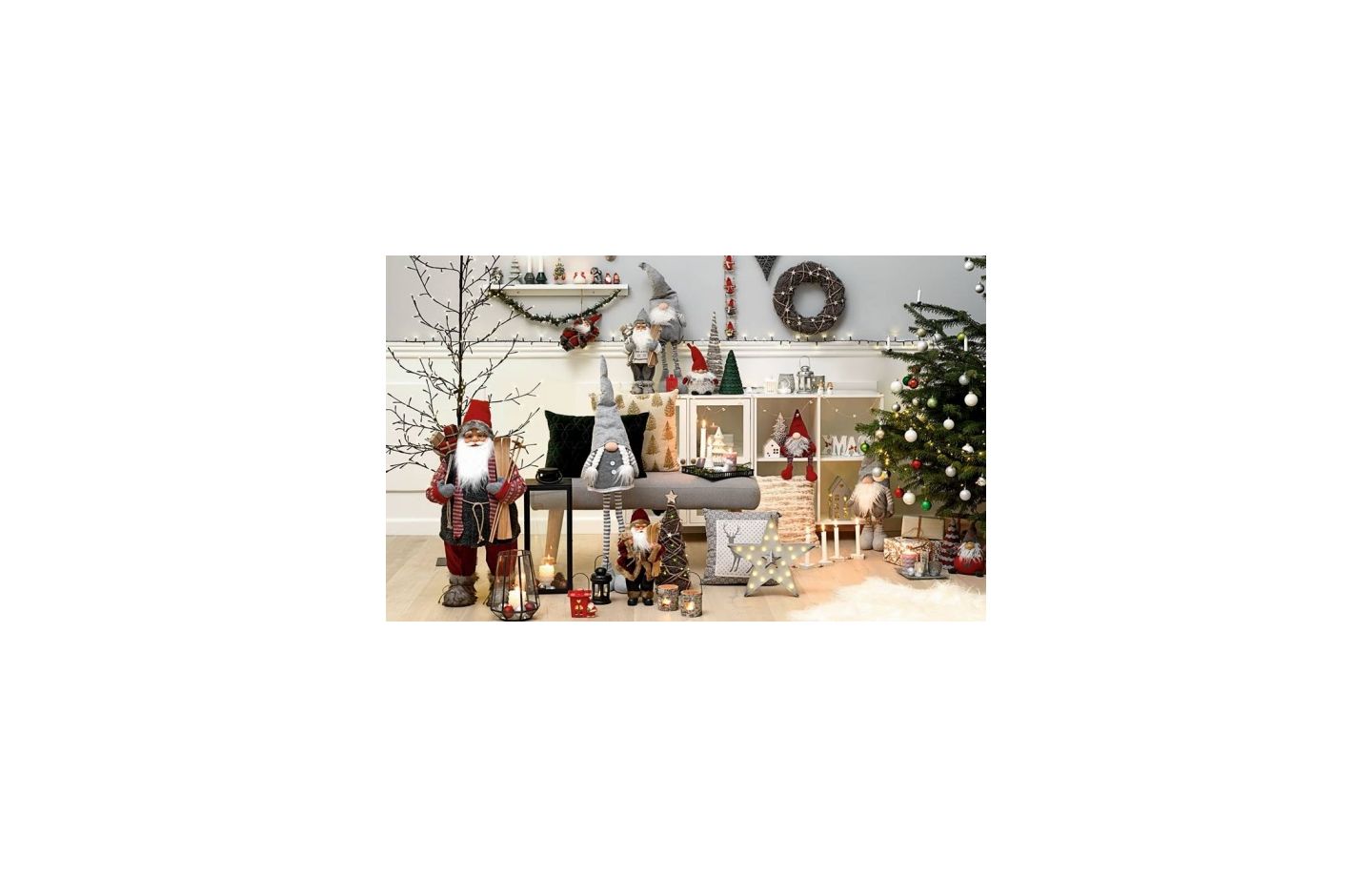 Ông già Noel và 20 ý tưởng trang trí đơn giản tại nhà