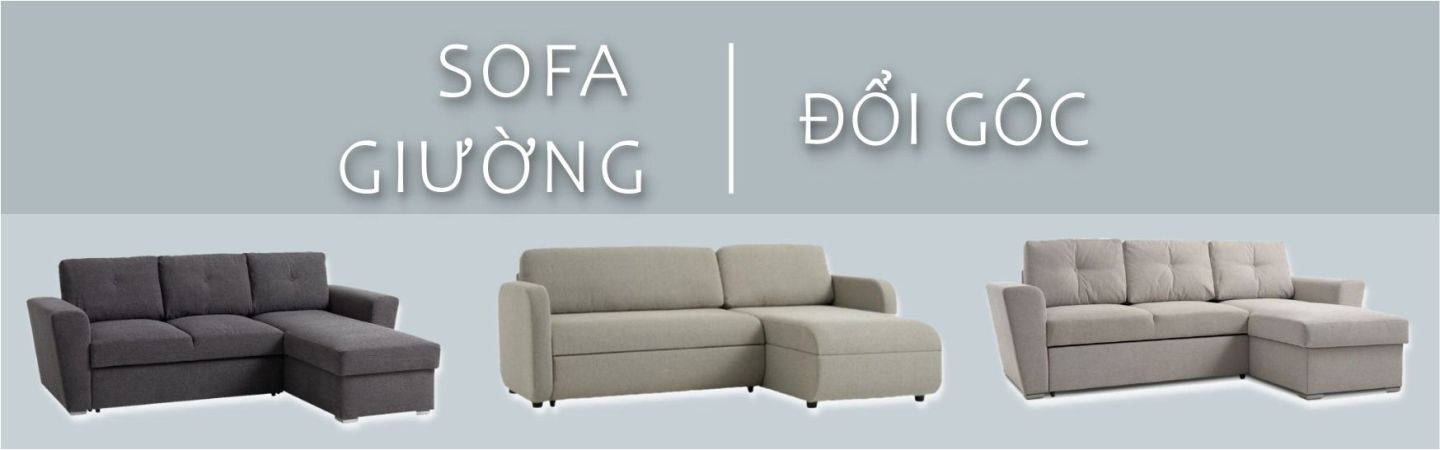 Sofa Giường đổi góc: không gian giới hạn vẫn đủ tiện nghi