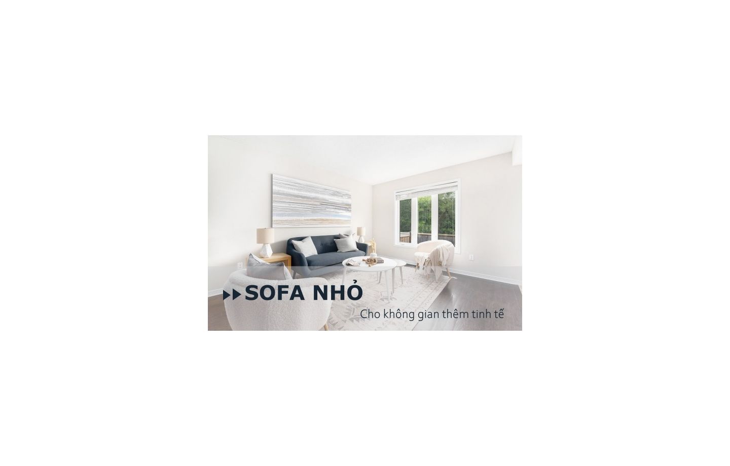 Những mẫu sofa nhỏ nhưng tinh tế phù hợp với mọi không gian