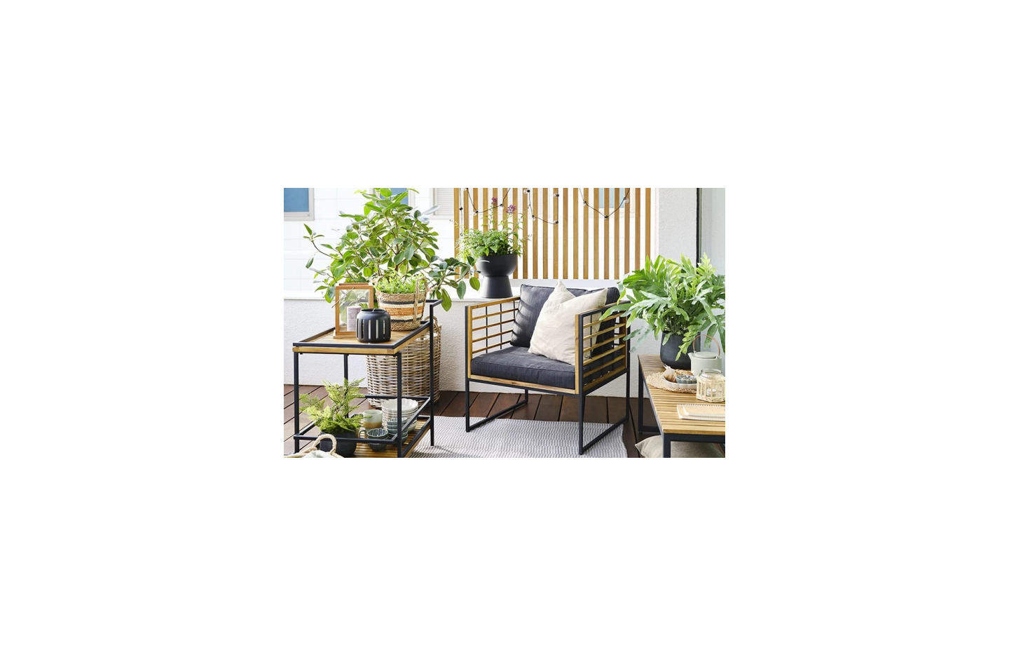 Biến ban công nhỏ thành góc thư giãn tại nhà theo phong cách Scandinavian
