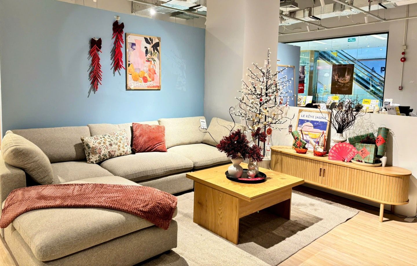 Mẹo trang trí phòng khách ngày tết, đón lộc đầu năm