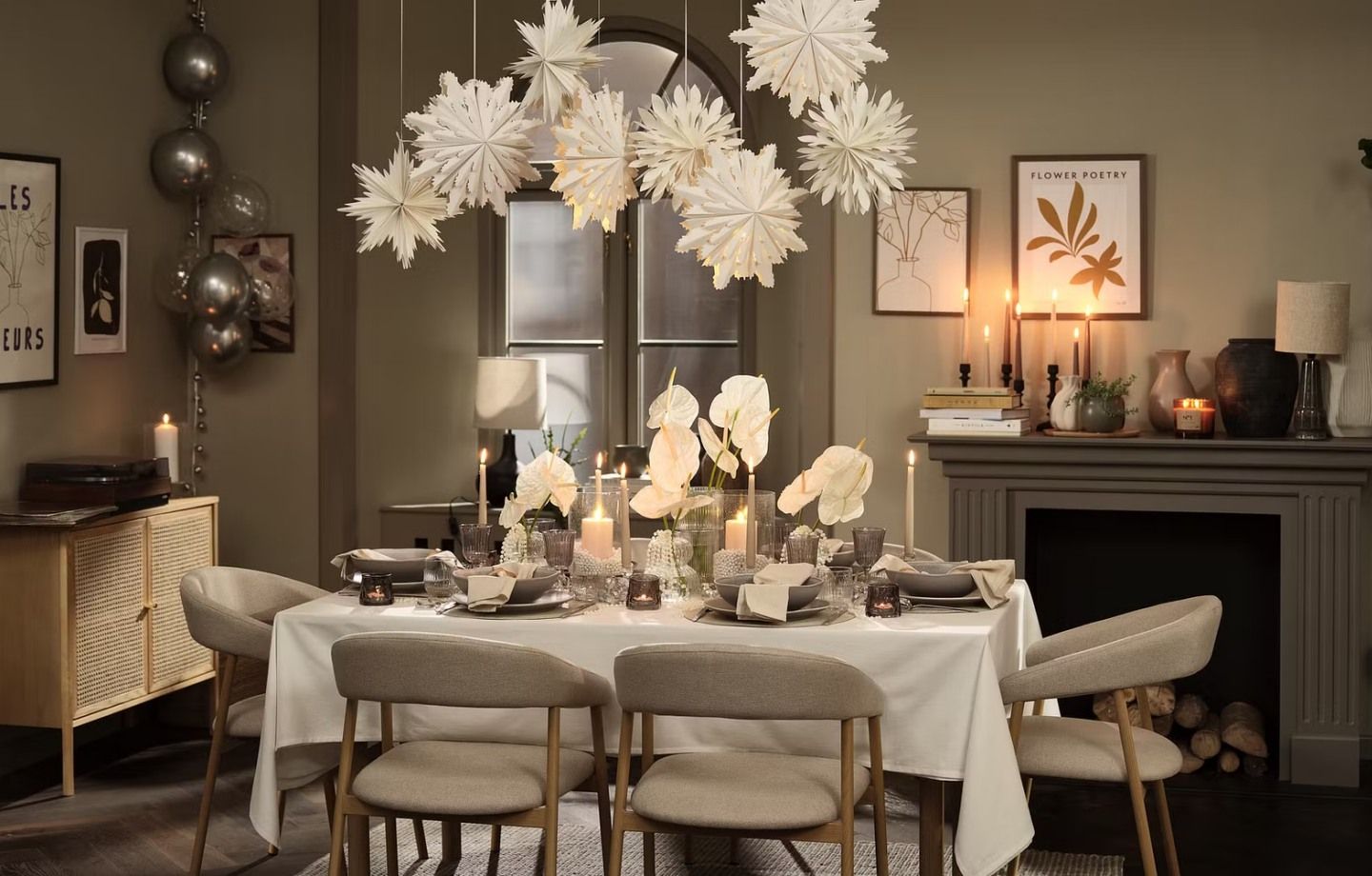 Tham khảo những mẫu trang trí bàn ăn Noel độc đáo từ JYSK