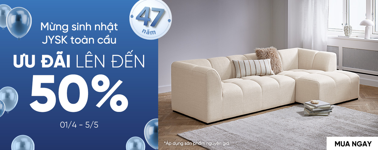 Sinh nhật JYSK toàn cầu 47 tuổi T4.26