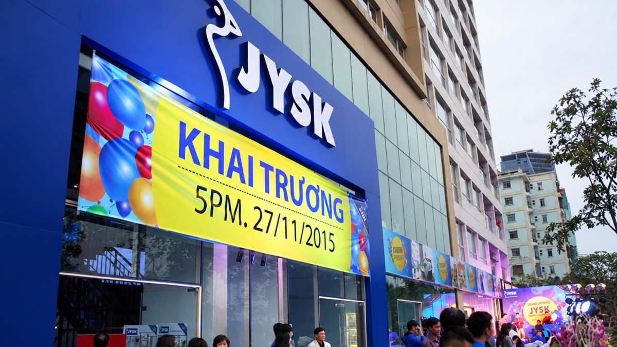 Khai trương cửa hàng JYSK tại Hà Nội, 2015