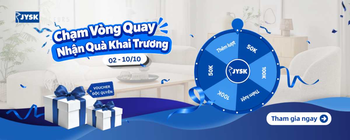 KV ưu đãi khai trương JYSK AEON Tân Phú