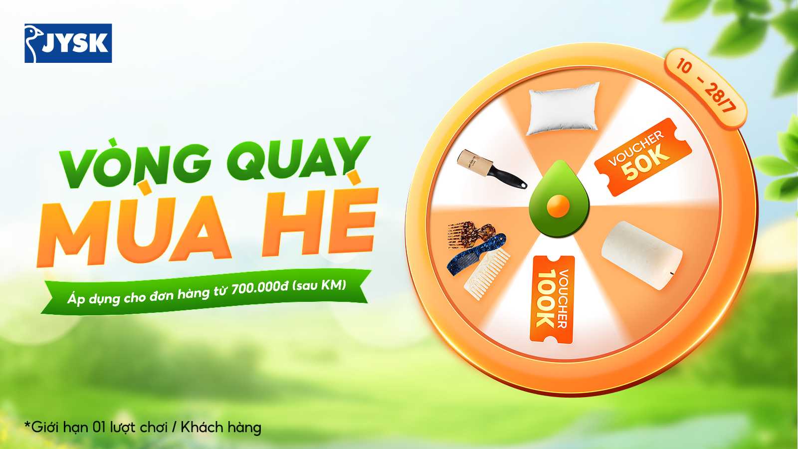 KV Vòng quay mùa Hè JYSK