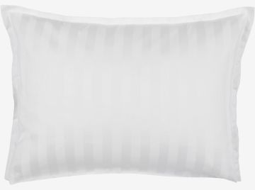 Vỏ gối cotton sateen | NELL | trắng | R50xC70cm