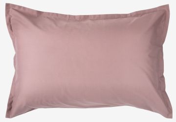 Vỏ gối cotton | INGE | nâu hồng | R50xD70cm