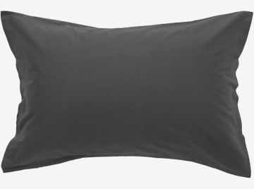Vỏ gối cotton | INGE | xám | R50xD70cm