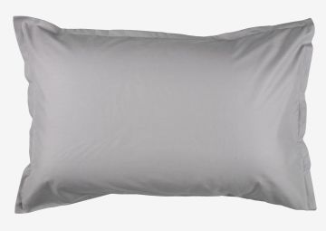 Vỏ gối cotton | INGE | xám nhạt | R50xD70cm